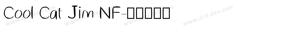 Cool Cat Jim NF字体转换